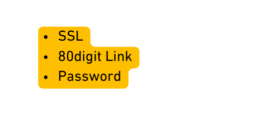 SSL 80digit Link Password